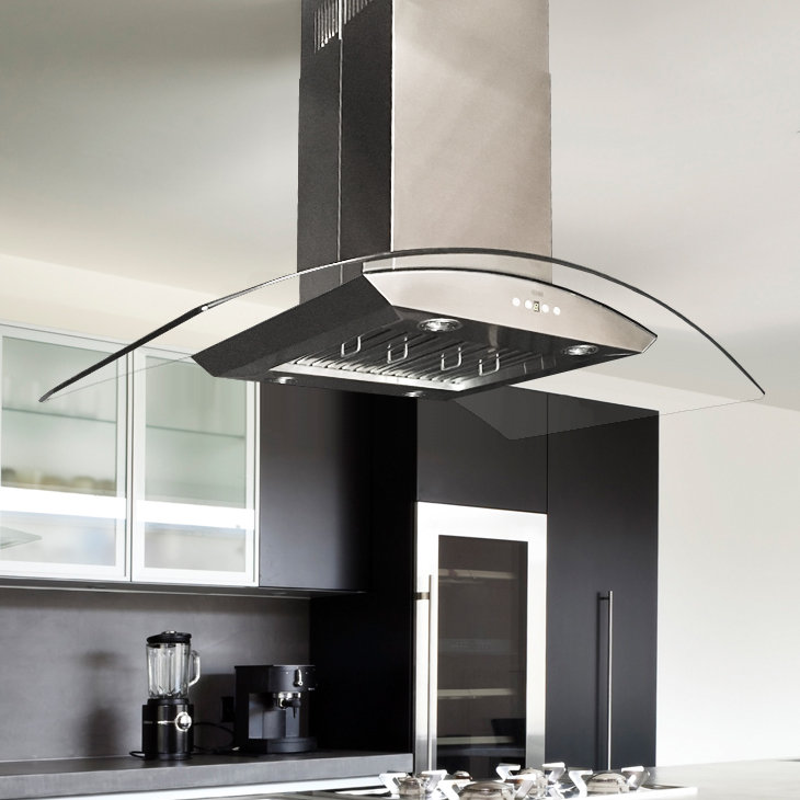 Kobe Range Hoods Brillia 30 Inches 600 Cubic Feet Per Minute CFM Ducted